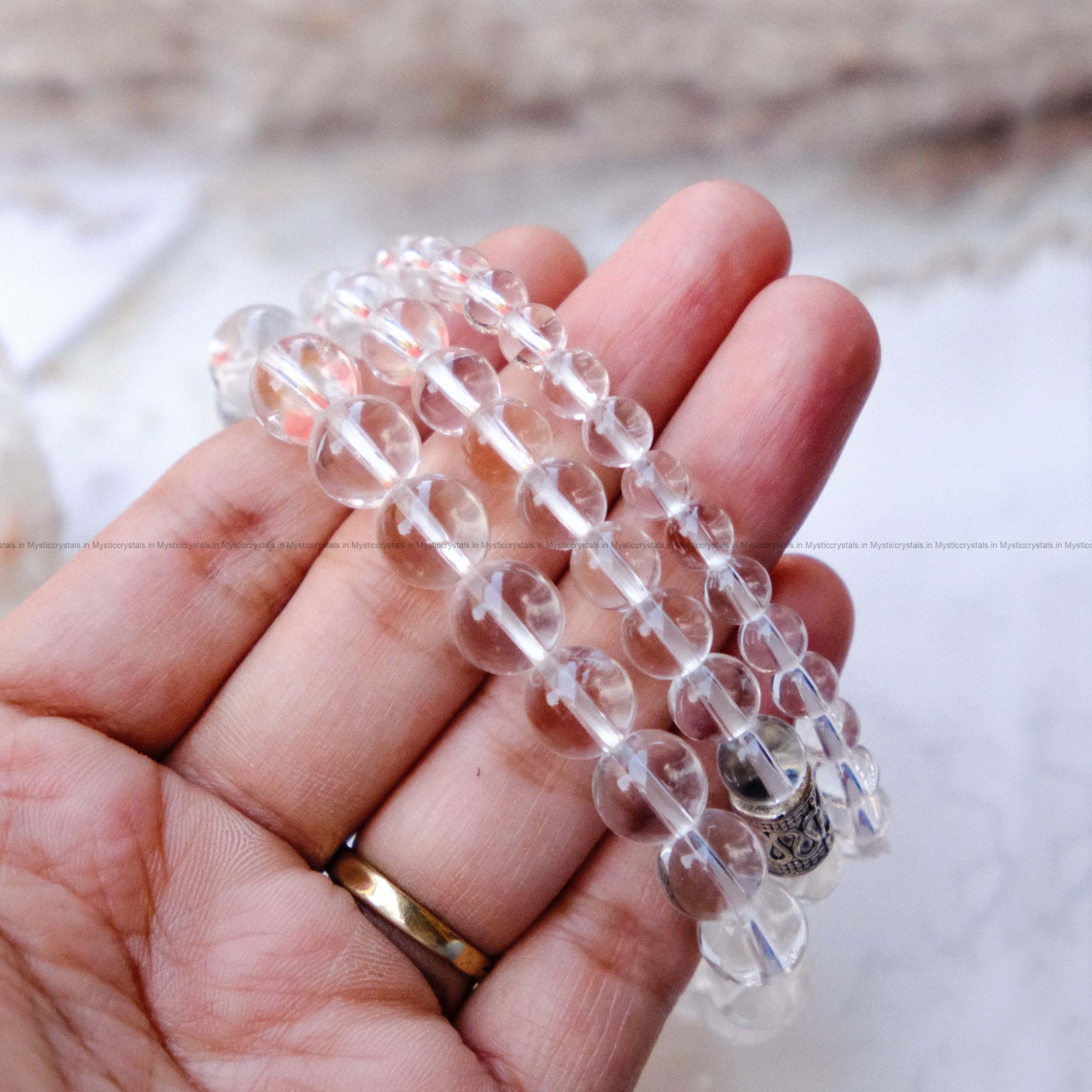 10mm Rutilated Quartz Crystal Bracelet, Healing Crystal Bracelet, Chakra Bracelet, store Gemstone Bracelet