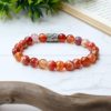 Red Sulemani Diamond Cut Bracelet