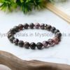 Rhodonite Diamond Cut Bracelet