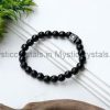 Black Tourmaline Diamond Cut Bracelet - Image 2