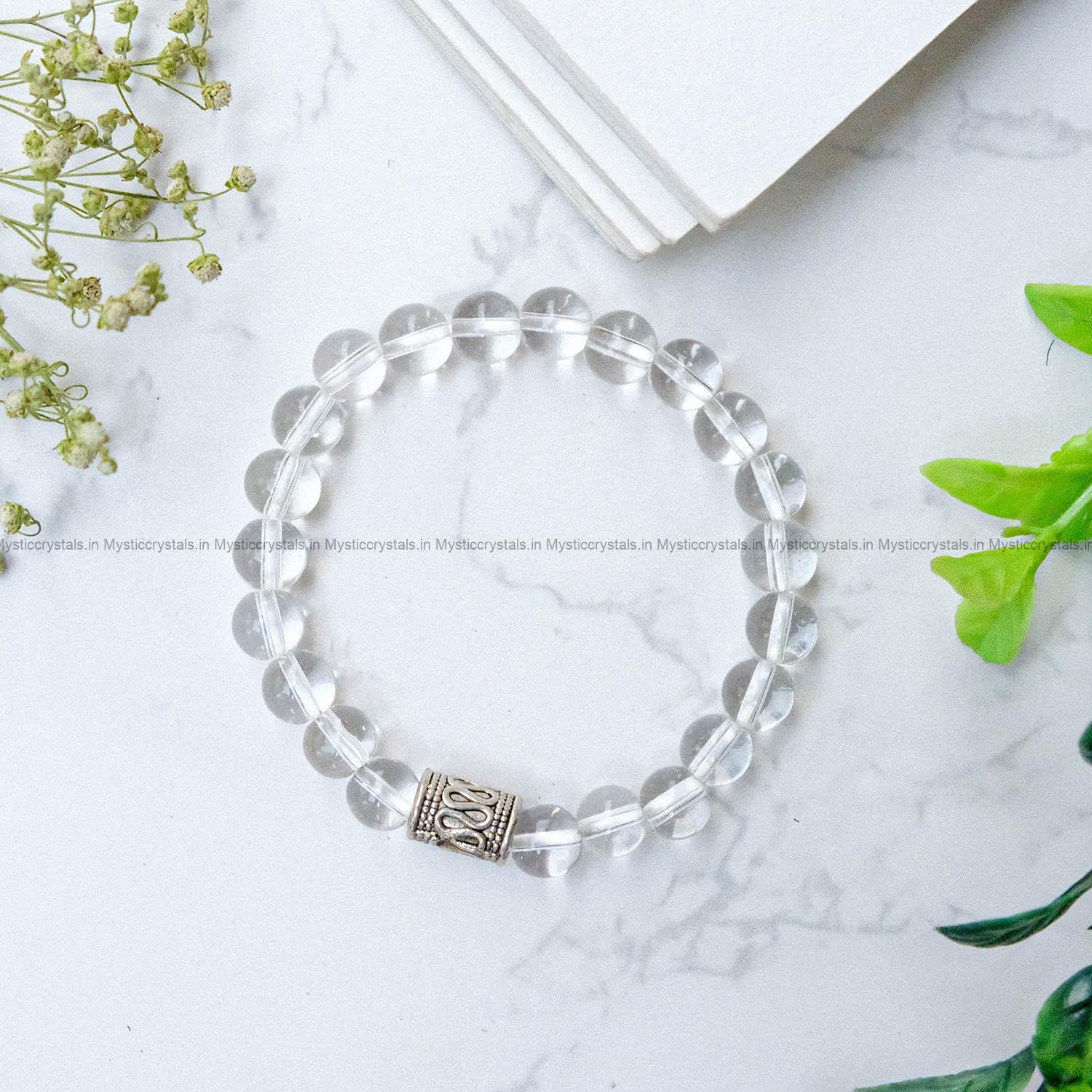 Clear Quartz Bracelet Mystic Crystals - Main Image
