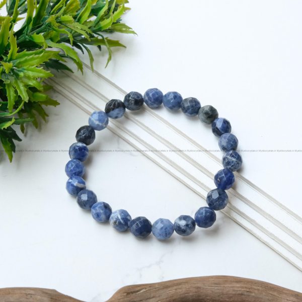 Sodalite Diamond Cut Bracelet - Image 2