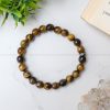 Tiger Eye Diamond Cut Bracelet - Image 4