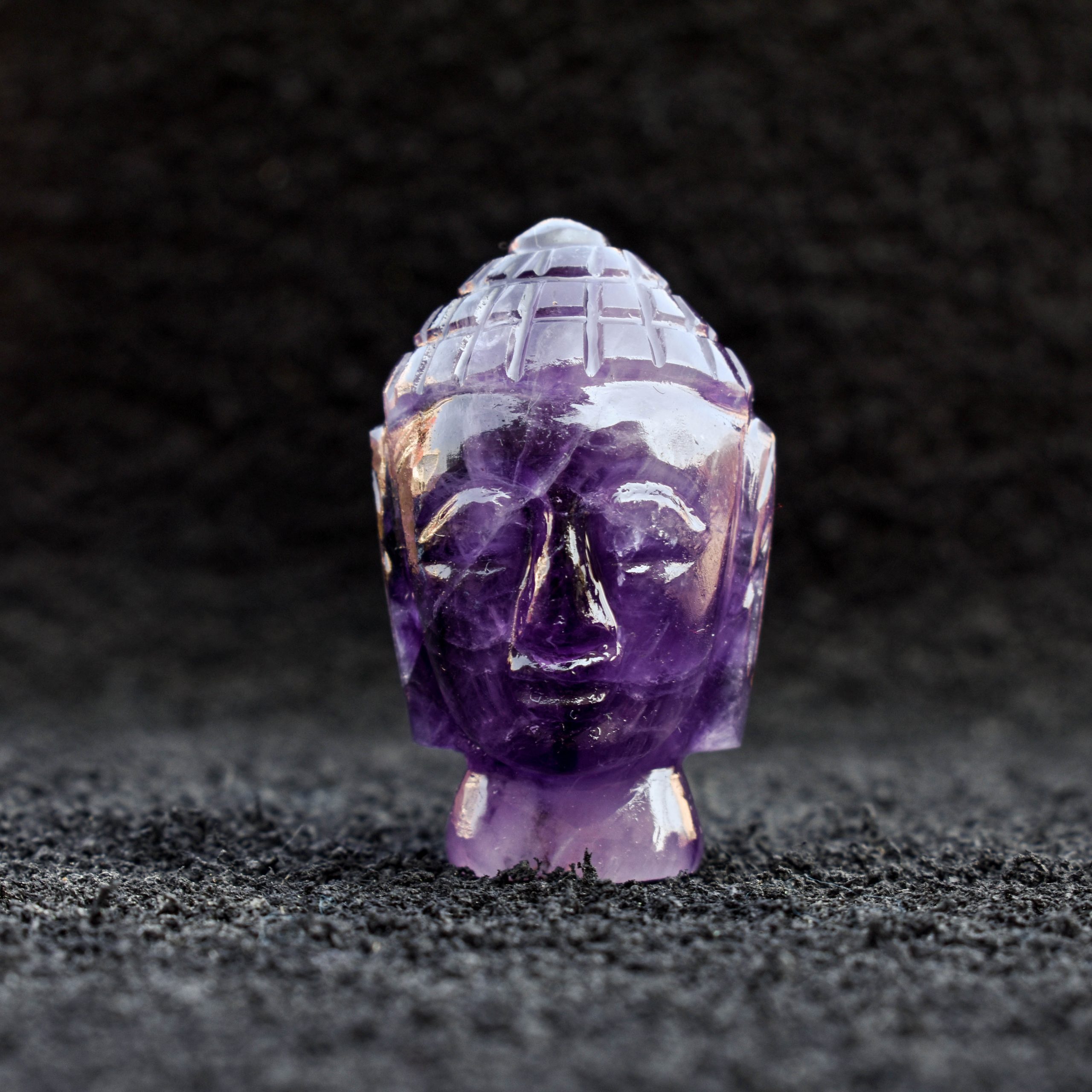 Amethyst Buddha Head - Image 4