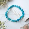 Premium Blue Smithsonite Bracelet - Image 2