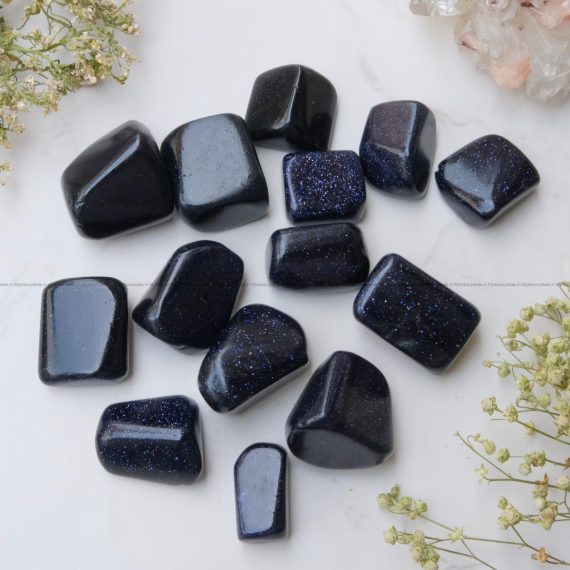 Blue Goldstone Tumble