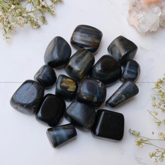 Blue Tiger Eye Tumble