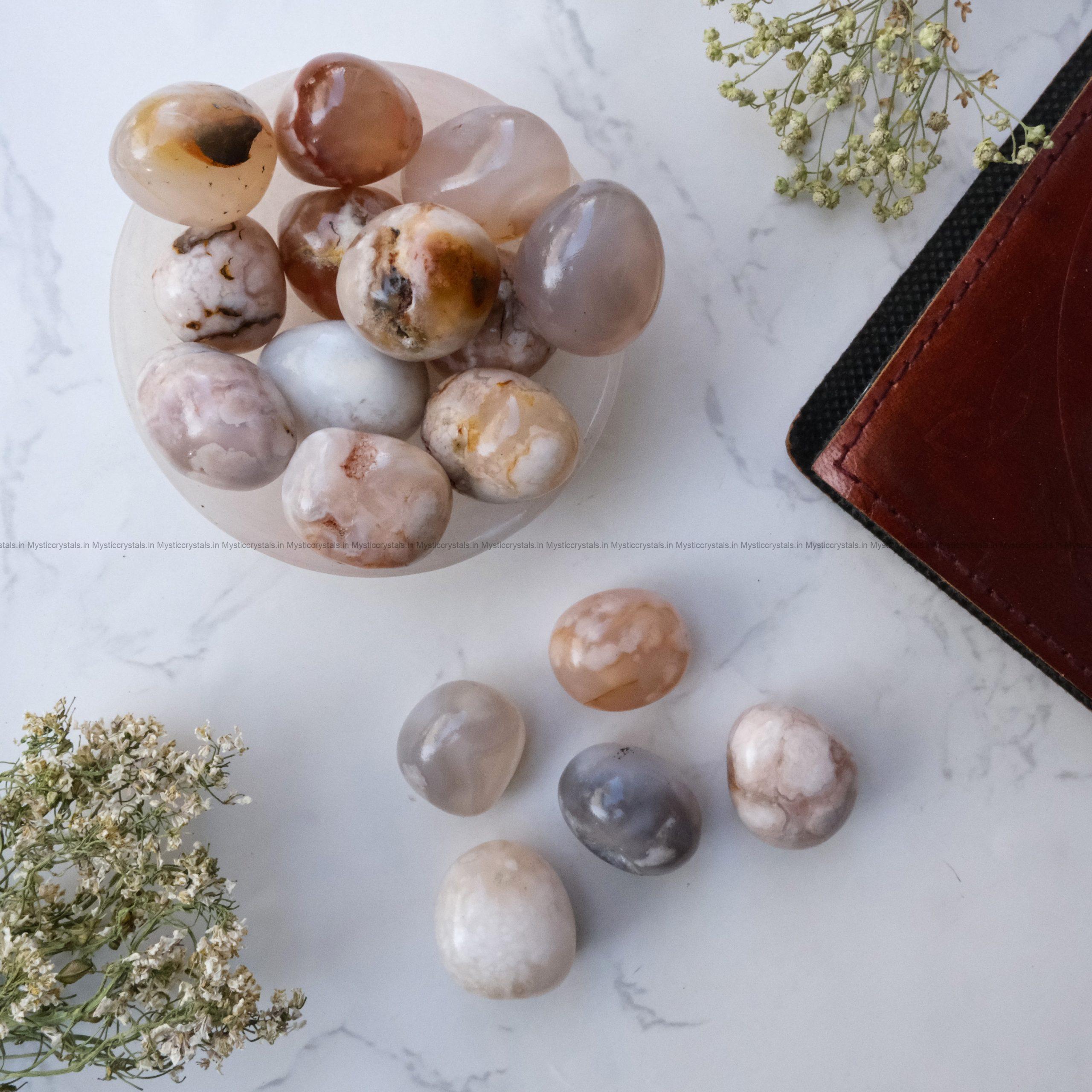 Flower Carnelian Tumble - Image 3