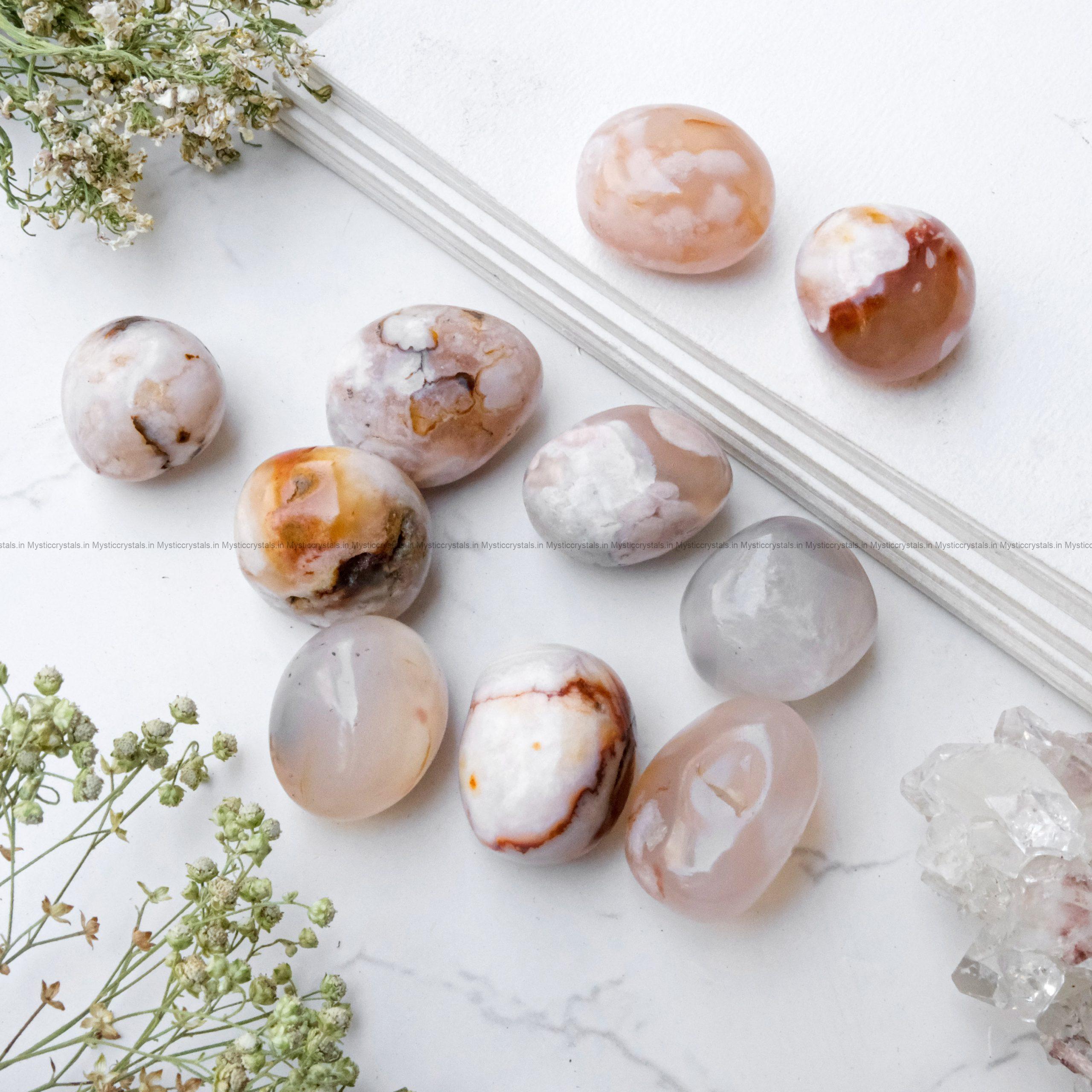 Flower Carnelian Tumble - Image 2