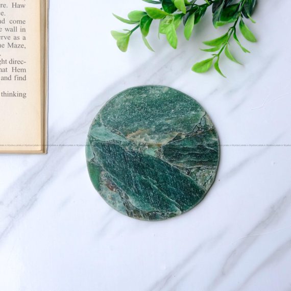 Dark Green Aventurine Coaster