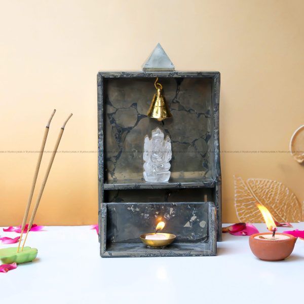 Golden pyrite Crystal Temple