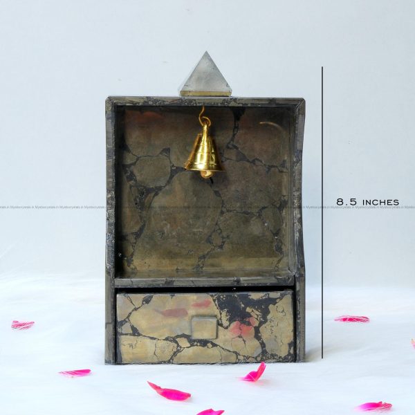 Golden pyrite Crystal Temple