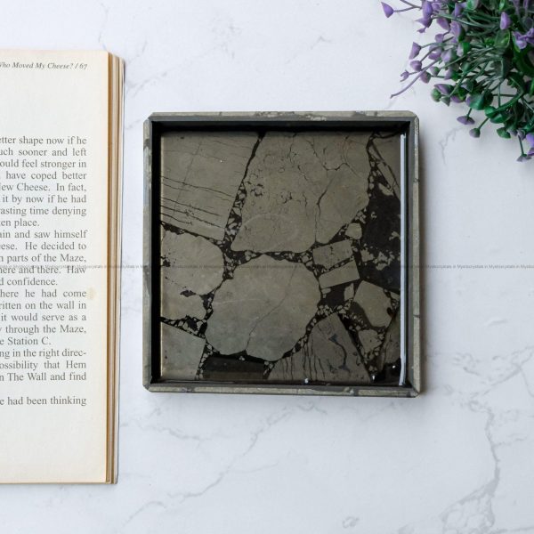 Golden Pyrite Crystal Tray - Image 4