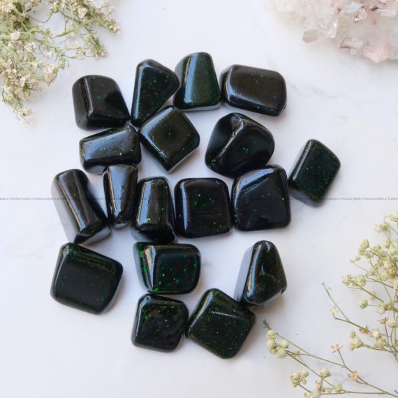 Green Goldstone Tumble
