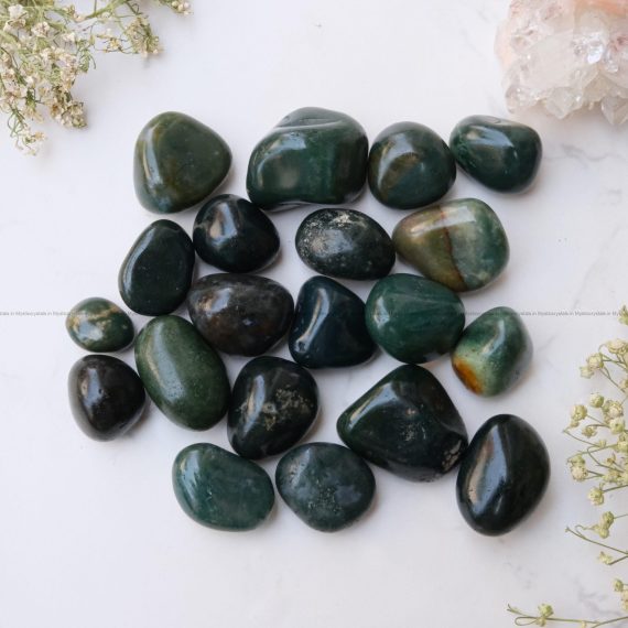 Moss Agate Tumble