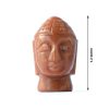 Red Aventurine Buddha Head - Image 2
