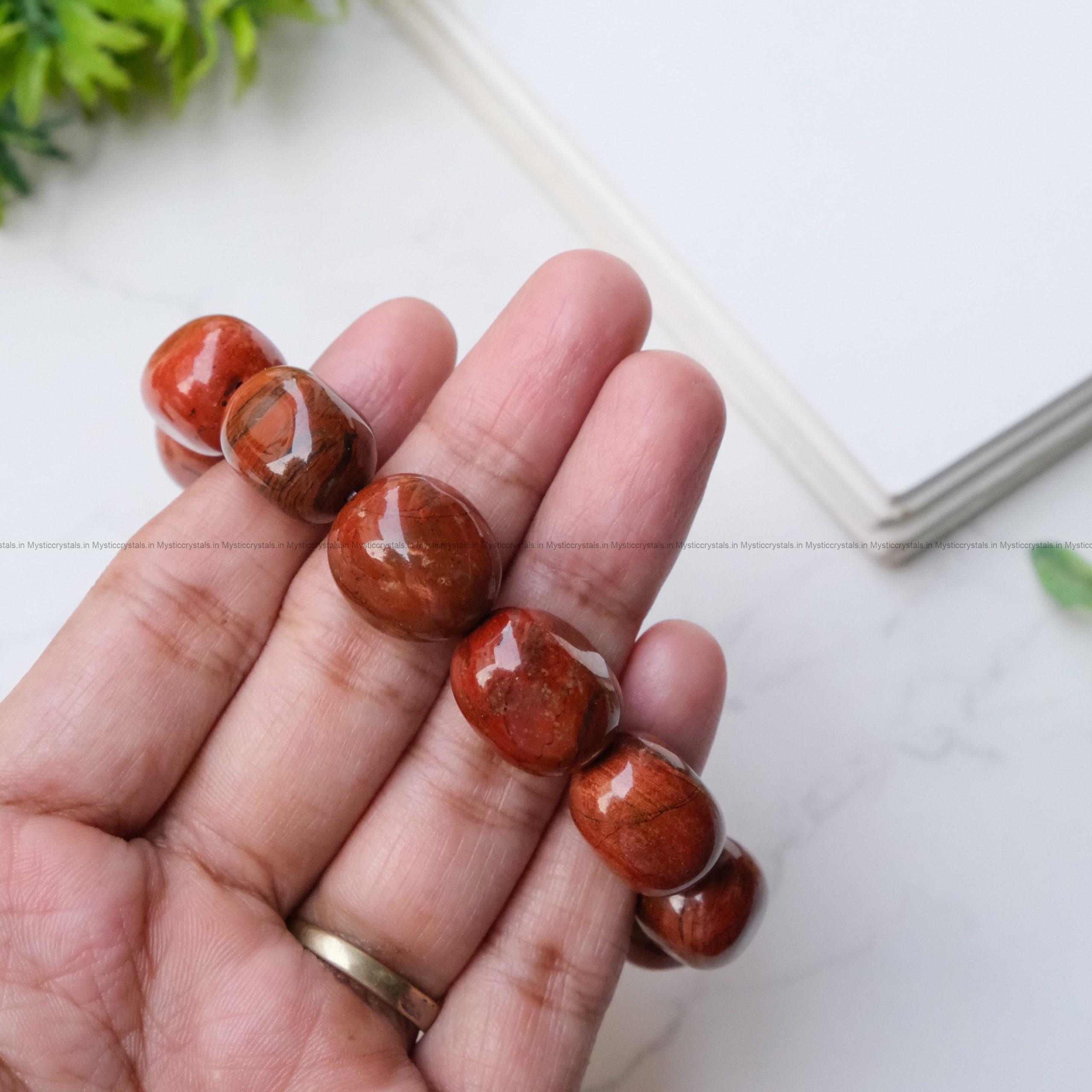 Red Jasper Tumble Bracelet - Image 4
