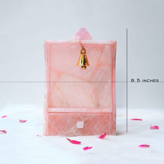 Rose Quartz Crystal Temple
