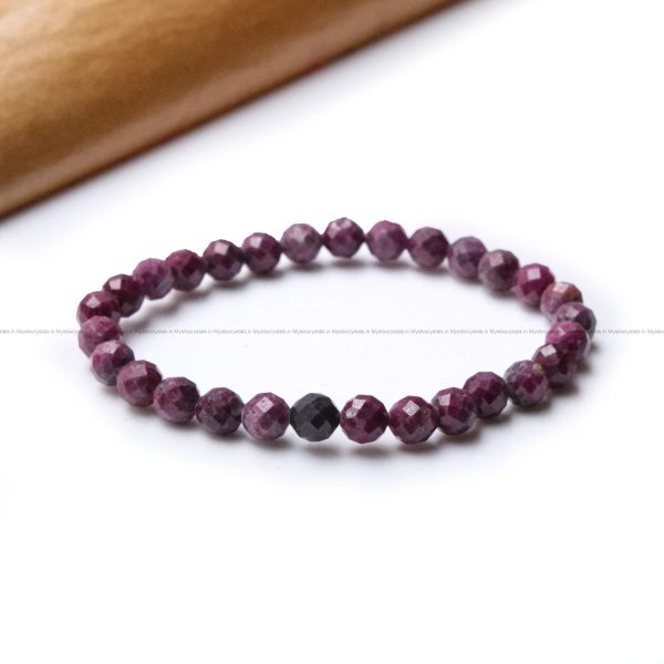 Ruby Faceted Bracelet - Image 3