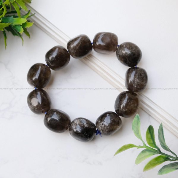 Smoky Quartz Tumble Bracelet - Image 3