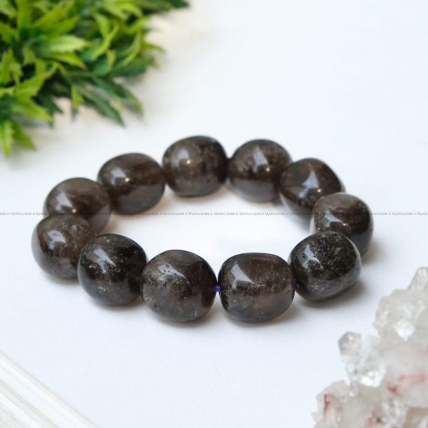 Smoky Quartz Tumble Bracelet - Image 2