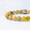 Premium Yellow Fire Agate Bracelet - Image 5