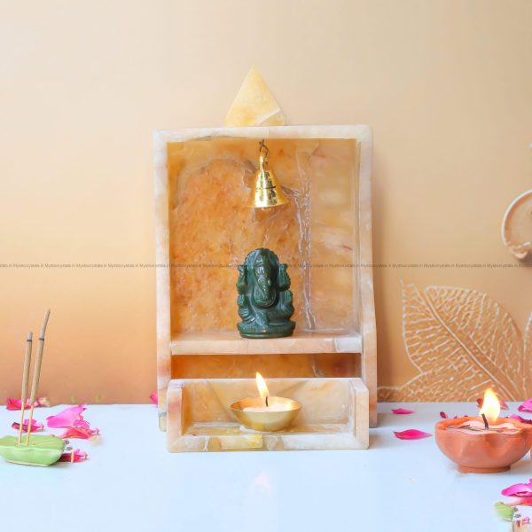Yellow Aventurine Crystal Temple