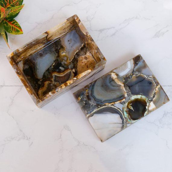 Yellow Onyx Jewelry Box