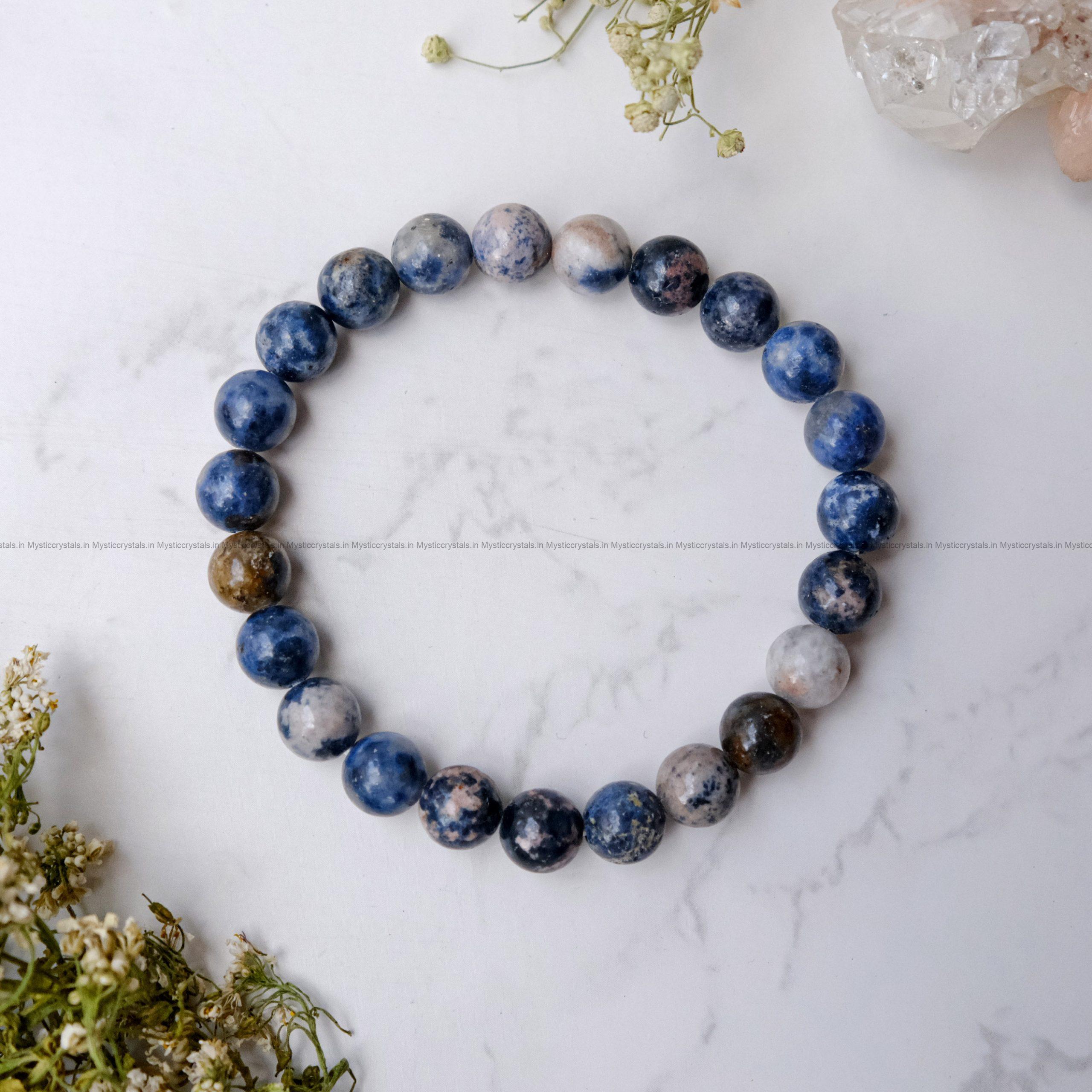 Buy Blue Cobalt Spinel Genuine Bracelet ~ 7 Inches ~ 10mm Round Beads