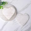 CLEAR QUARTZ HEART shape Coaster