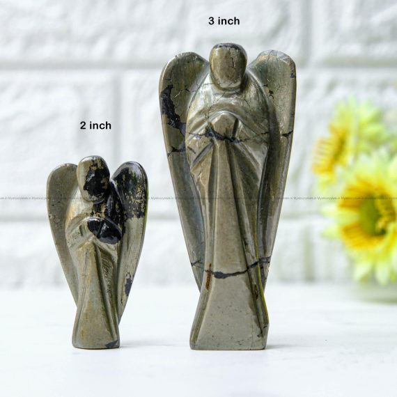 Golden Pyrite Angel