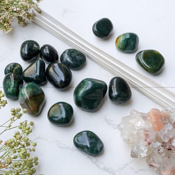 Moss Agate Tumble - Image 5