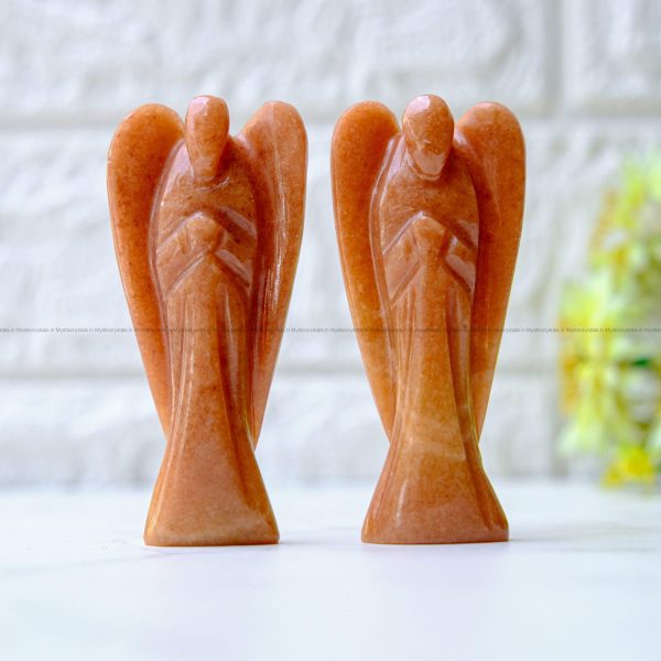 Red Aventurine Angel - Image 2