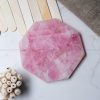 Rose Quartz Hexagon Coaster