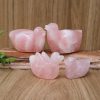 Rose Quartz Pair Mandarian Duck