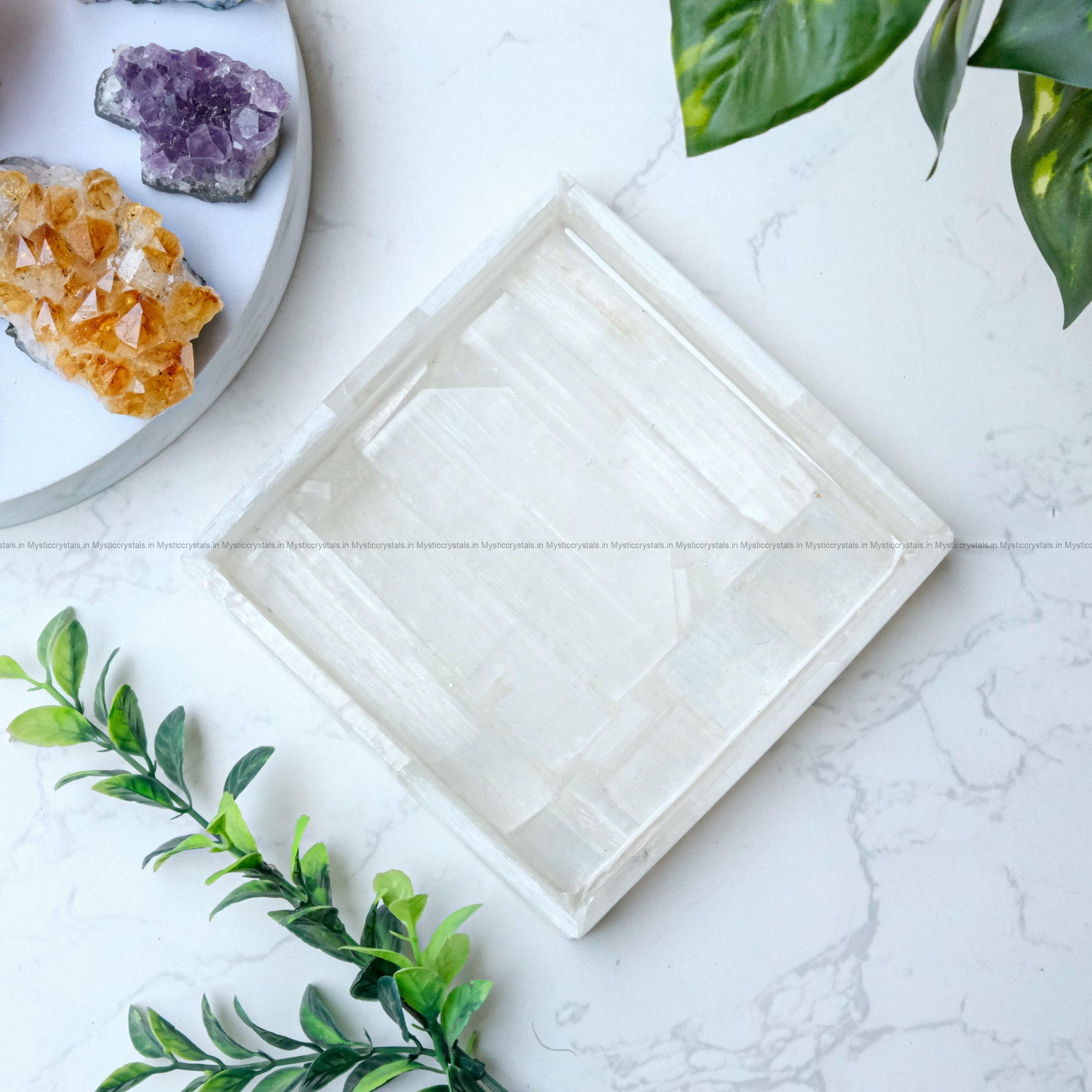 Selenite Crystal tray