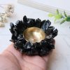 Black Tourmaline Diyas - Image 2