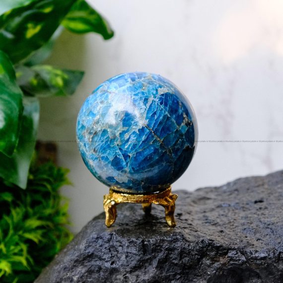 Blue Apatite Sphere/Ball