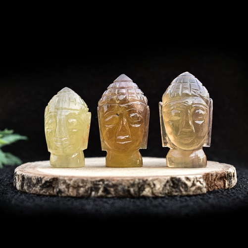 Multi Fluorite Buddha Head
