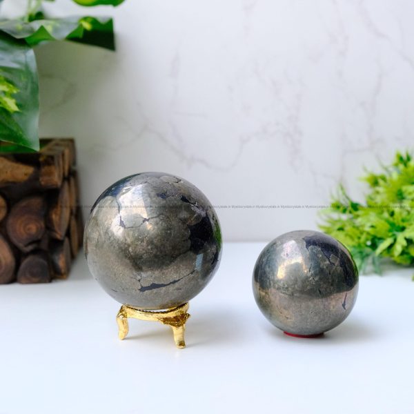 Golden Pyrite Sphere/Ball - Image 2