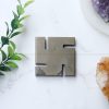 Golden Pyrite Swastik