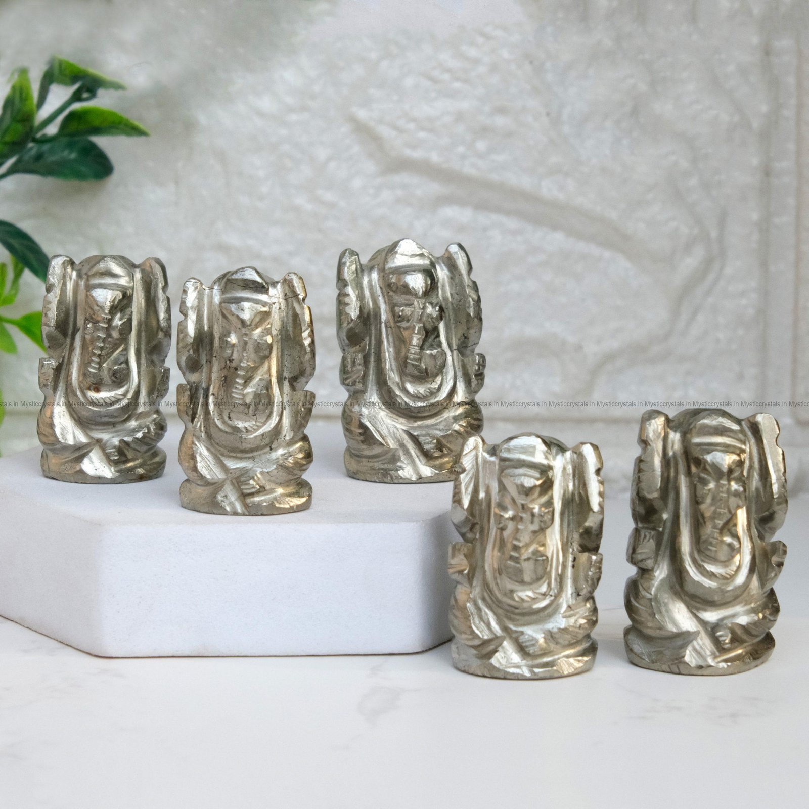 Golden Pyrite Ganesha