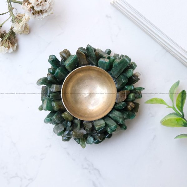 Green Aventurine Diyas - Image 4
