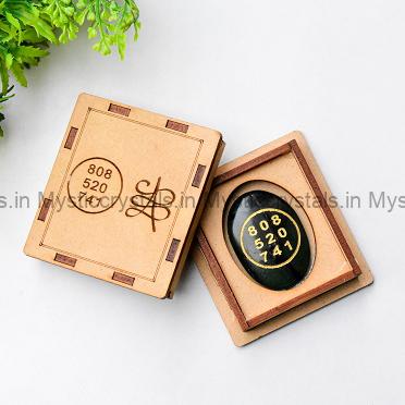 Green Aventurine Zibu symbol Cabochon