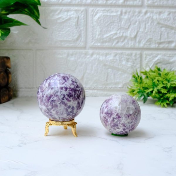 Lepidolite Crystal Sphere/Ball - Image 2