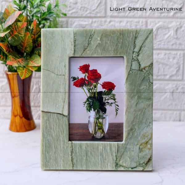 Light Green Aventurine Photo Frame