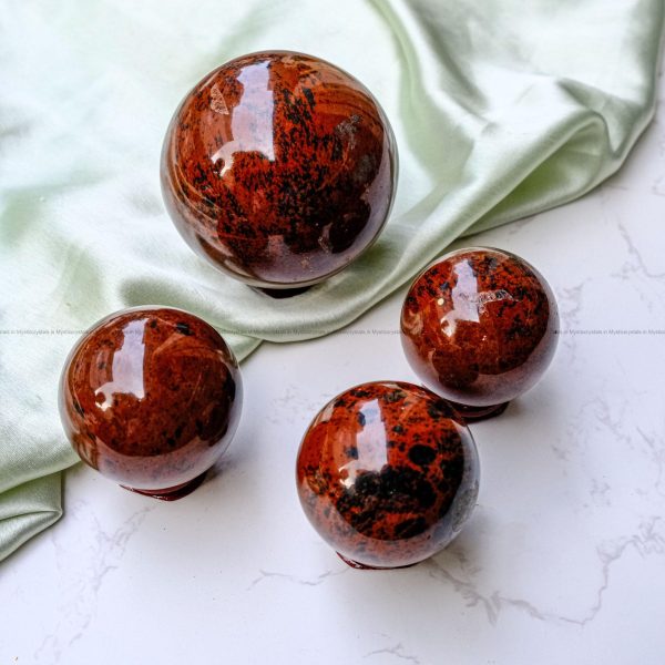 Mahogany Obsidian Crystal Sphere/Ball - Image 4