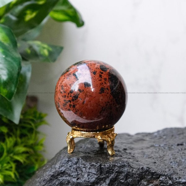 Mahogany Obsidian Sphere/Ball