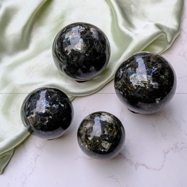 Nuummite Crystal Sphere/Ball - Image 4