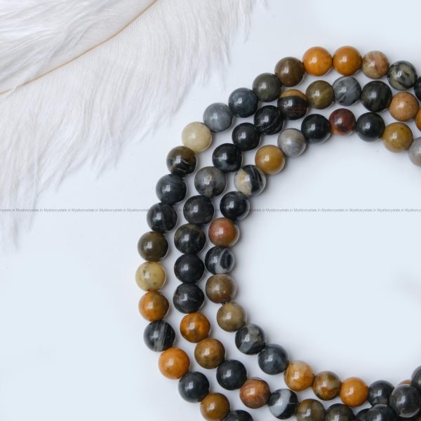 Petrified Wood Mala - Image 2